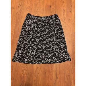 Ceduxion Vintage Women’s Skirt Heel 90s Chic Black and White Size Large